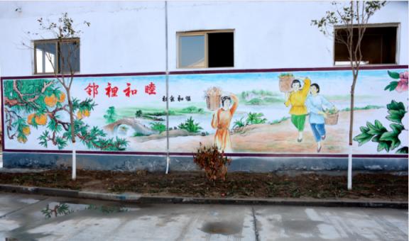 太和乡镇文化墙 乡风文明焕发新活力