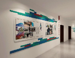 太和企业文化墙用什么材料好？